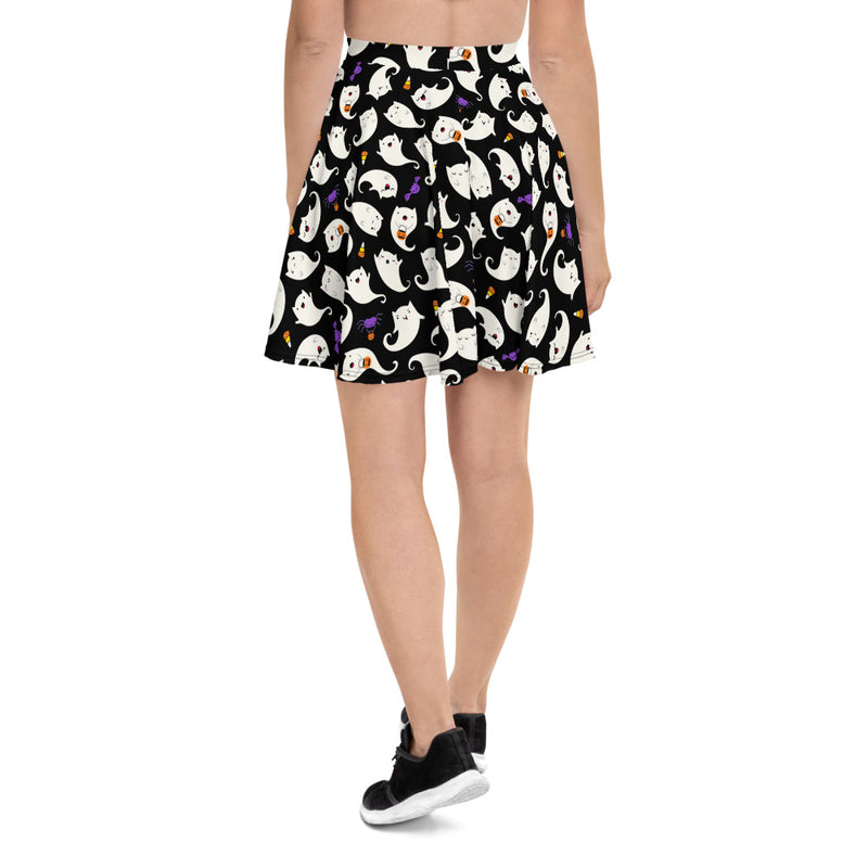 Flare Fit Floral Mid Rise Skirts
